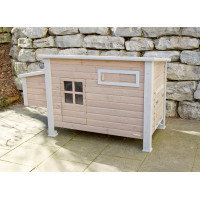 Gallinero Emma Kerbl Hobbyfarming Natural Marrón