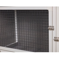 Gallinero de plástico ECO Samy Kerbl Hobbyfarming Blanco / gris