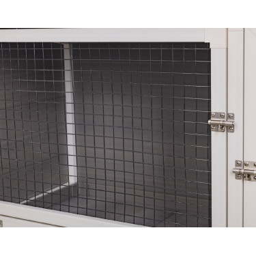 Gallinero de plástico ECO Samy Kerbl Hobbyfarming Blanco / gris Gallinero de plástico ECO Samy Kerbl Hobbyfarming Blanco / gris