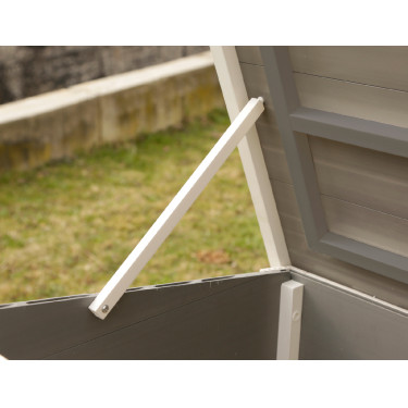 Gallinero de plástico ECO Samy Kerbl Hobbyfarming Blanco / gris Gallinero de plástico ECO Samy Kerbl Hobbyfarming Blanco / gris