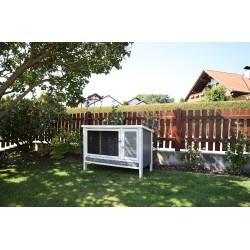 Gallinero de plástico ECO Samy Kerbl Hobbyfarming Blanco / gris Gallinero de plástico ECO Samy Kerbl Hobbyfarming Blanco / gris