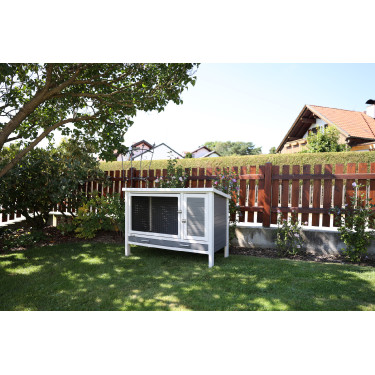 Gallinero de plástico ECO Samy Kerbl Hobbyfarming Blanco / gris Gallinero de plástico ECO Samy Kerbl Hobbyfarming Blanco / gris