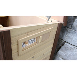 Gallinero Thermo No Frost Kerbl Hobbyfarming Marrón / natural