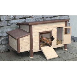 Gallinero Thermo No Frost Kerbl Hobbyfarming Marrón / natural