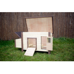 Gallinero Thermo No Frost Kerbl Hobbyfarming Marrón / natural