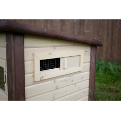 Gallinero Thermo No Frost Kerbl Hobbyfarming Marrón / natural