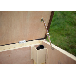 Gallinero Thermo No Frost Kerbl Hobbyfarming Marrón / natural