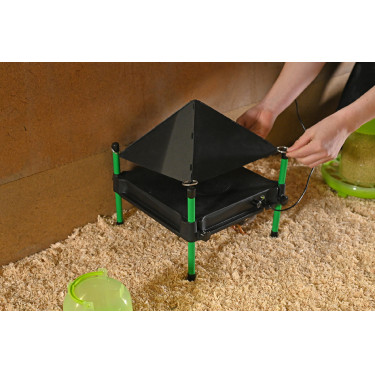 Solapa de protección para placa calefactora CosyHeat Kerbl Hobbyfarming Negro Solapa de protección para placa calefactora CosyHeat Kerbl Hobbyfarming Negro