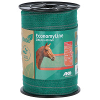 Cinta de cercado EconomyLine AKO Verde / gris