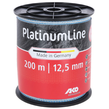Cinta para cercas PlatinumLine AKO Blanco / azúl Cinta para cercas PlatinumLine AKO Blanco / azúl