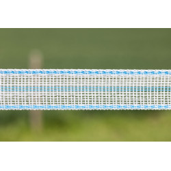 Cinta para cercas PlatinumLine AKO Blanco / azúl