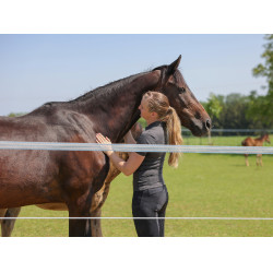 Cinta para cercas PlatinumLine AKO Blanco / azúl