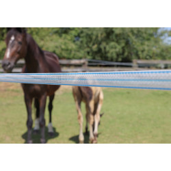 Cinta para cercas PlatinumLine AKO Blanco / azúl