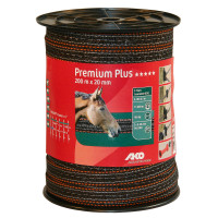 Cinta de vallado Premium Plus AKO Marrón / naranja