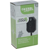 Sensor de temperatura del aire SmartCoop Kerbl Hobbyfarming Negro Sensor de temperatura del aire SmartCoop Kerbl Hobbyfarming Negro