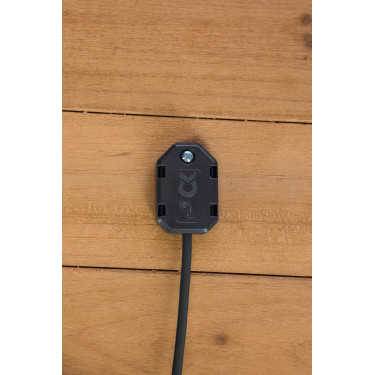 Sensor de temperatura del aire SmartCoop Kerbl Hobbyfarming Negro