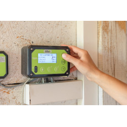Extractor de aire SmartCoop para gallinero Kerbl Hobbyfarming Verde