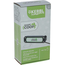 Mecanismo de apertura SmartCoop para puerta de gallinero Kerbl Hobbyfarming Negro