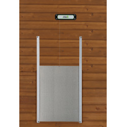 Mecanismo de apertura SmartCoop para puerta de gallinero Kerbl Hobbyfarming Negro