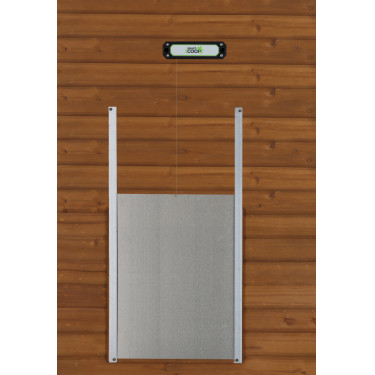 Mecanismo de apertura SmartCoop para puerta de gallinero Kerbl Hobbyfarming Negro