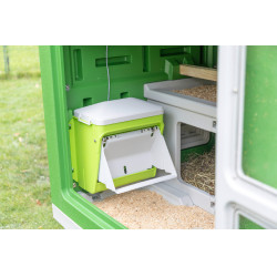 Comedero con dispositivo antiplagas Kerbl Hobbyfarming Verde / gris claro Comedero con dispositivo antiplagas Kerbl Hobbyfarming Verde / gris claro