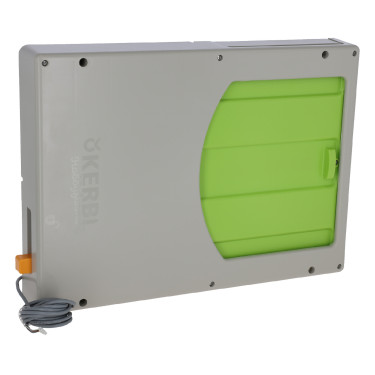 Puerta de gallinero SmartCoop Kerbl Hobbyfarming Gris