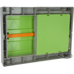 Puerta de gallinero SmartCoop Kerbl Hobbyfarming Gris