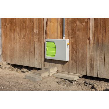 Puerta de gallinero SmartCoop Kerbl Hobbyfarming Gris