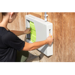 Puerta de gallinero SmartCoop Kerbl Hobbyfarming Gris