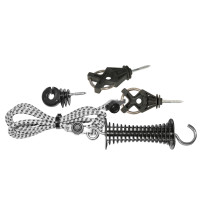 Sistema de cierre de puerta Eco AKO Blanco / negro Sistema de cierre de puerta Eco AKO Blanco / negro