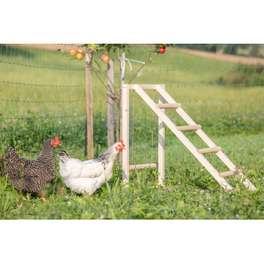 Torre de escalada para gallinas Kerbl Hobbyfarming Madera Beige