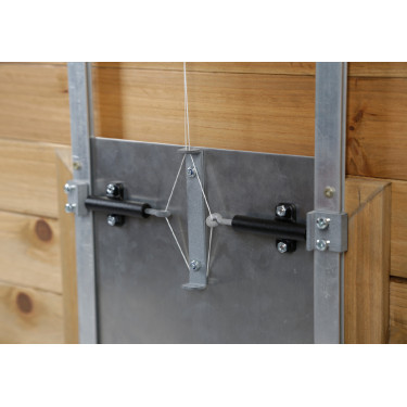 Cierre automático para puerta corredera Kerbl Hobbyfarming Gris Cierre automático para puerta corredera Kerbl Hobbyfarming Gris