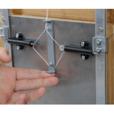 Cierre automático para puerta corredera Kerbl Hobbyfarming Gris Cierre automático para puerta corredera Kerbl Hobbyfarming Gris