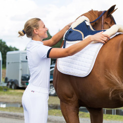 Polo Horze Taylor mujer Blanco