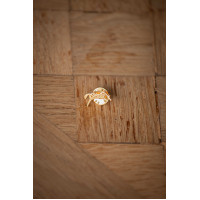 Pin Pénélope Abbie Plateado Gris