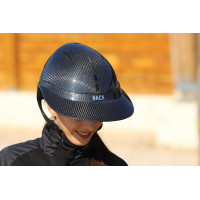 Visera para casco NACA XL Negro carbón brillante