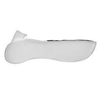 Amortiguador con bolsillos configurables y almohadilla Piuma WFS en ante plano Acavallo Blanco