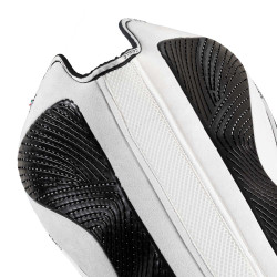 Amortiguador MF DS SW-3DS en ante con agarre de gel plano Acavallo Blanco Amortiguador MF DS SW-3DS en ante con agarre de gel plano Acavallo Blanco