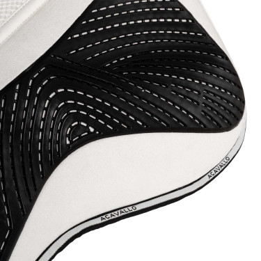 Amortiguador MF DS SW-3DS en ante con agarre de gel plano Acavallo Blanco Amortiguador MF DS SW-3DS en ante con agarre de gel plano Acavallo Blanco