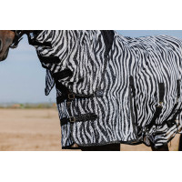 Camisa RIDING WORLD - Belly Mesh - Combo Negro / blanco estampado cebra Motifs Camisa RIDING WORLD - Belly Mesh - Combo Negro / blanco estampado cebra Motifs