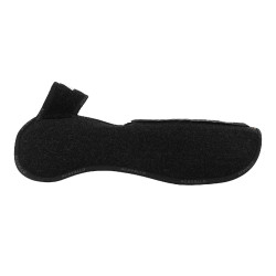 Amortiguador Piuma doble fieltro trasero Equestro Negro Amortiguador Piuma doble fieltro trasero Equestro Negro