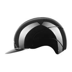 Casco de equitación Swing H24 brillante Negro brillante