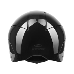 Casco de equitación Swing H24 brillante Negro brillante