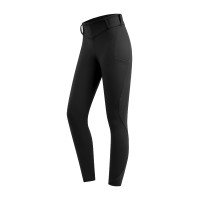 Legging térmico de equitación ELT Rena para mujer Negro