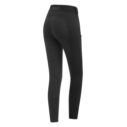 Legging térmico de equitación ELT Rena para mujer Negro