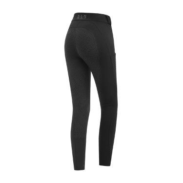 Legging térmico de equitación ELT Rena para mujer Negro