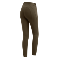 Legging térmico de equitación ELT Rena para mujer Marrón verde Legging térmico de equitación ELT Rena para mujer Marrón verde