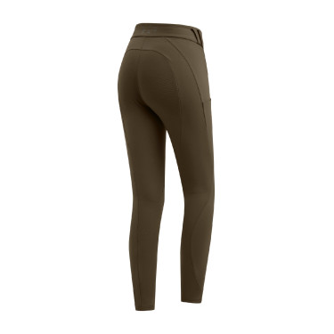 Legging térmico de equitación ELT Rena para mujer Marrón verde Marrón Legging térmico de equitación ELT Rena para mujer Marrón verde Marrón