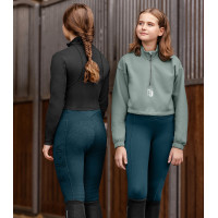 Legging de equitación térmico ELT Rica de forro polar para niño Negro