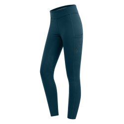 Leggings de equitación térmicos ELT Rica de forro polar para mujer Azul petróleo Leggings de equitación térmicos ELT Rica de forro polar para mujer Azul petróleo